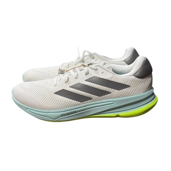 ADIDAS JQ2511 Supernova Ease Shoes Cloud White/Grey/Auqa Size 12 New main image 6